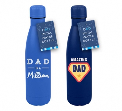 FATHER'S DAY METAL WATER BOTTLE