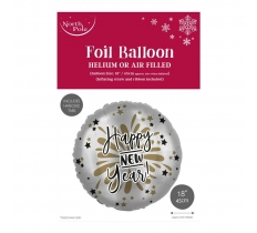 18" Happy New Year Foil Balloon