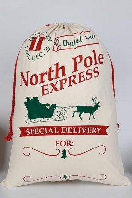North Pole Express Santa Sack 70X50cm