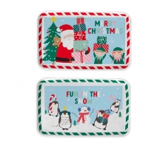 Christmas Plastic Tray