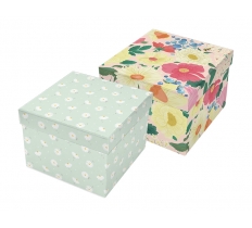 Mother's Day Floral Pink Gift Box (16 x 16x 13.2cm)