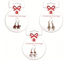 Christmas Dangly Earrings 3 Design