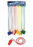 Plastic Whistle With String X 12 ( 20P Each )