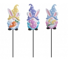 Easter Gnome Garden Stake 60cm ( Assorted Designs )