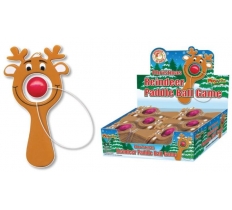 48 X Reindeer Paddle Ball Game 10cm (27P Each)