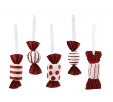 Candy Cane Sweet Deco 10-12Cm ( Assorted Designs )