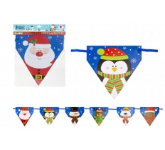 Christmas Paper Bunting 6Ft