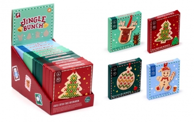Jingle Bunch Christmas Cross Stitch DIY Decoration