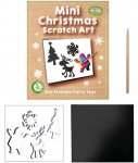 Christmas Mini Scratch Art Set 12X10cm