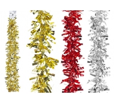 Thick 11cm Christmas Tinsel 1.8m ( Assorted Colours )