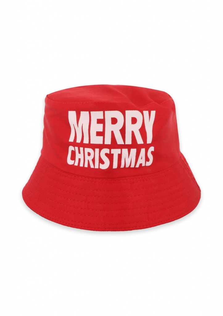 Merry Christmas Bucket Hat (Adult) - Click Image to Close