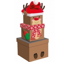 Christmas Nested Boxes Reindeer
