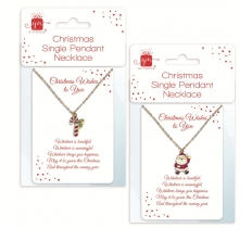 Christmas Outfit Pendant Necklace Set