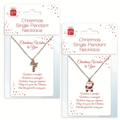 Christmas Outfit Pendant Necklace Set