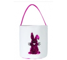 Easter bag with glitter bunny