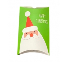 Santa Green Gift Box 35X30X30cm