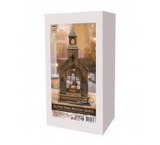 Swirl Musical Church Nativity LED Usb