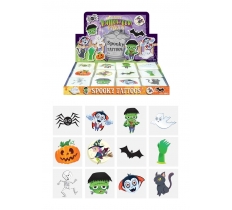 MINI HALLOWEEN 4CM TATTOOS X 48 (18p Each)