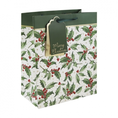 Christmas Holly Large Gift Bag