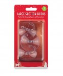 Large Suction Hooks 6cm 3 Pack