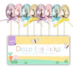 Easter Disco Egg Picks 27.5cm