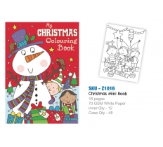 Christmas Mini A6 Colouring Book (VAT ZERO)