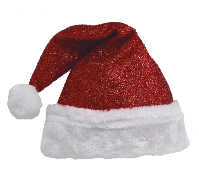 Shiny Santa Hat 30 x 41cm