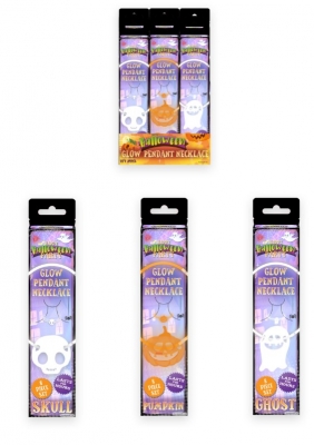 Glow in the Dark Halloween Necklace 8-Piece Set (20cm)
