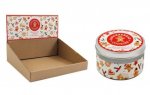 Christmas Gingerbread Tin Candle 8X8X5CM