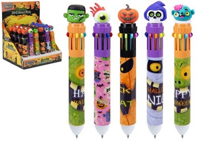 Halloween Colouring Pens 6 Assorted