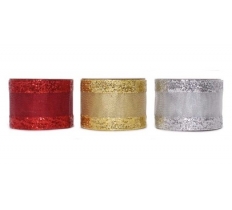 Christmas Fabric Ribbon Spool