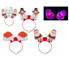 Light Up Fibre Optic Christmas Headbands