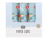 Christmas Paper Cups 12 Pack