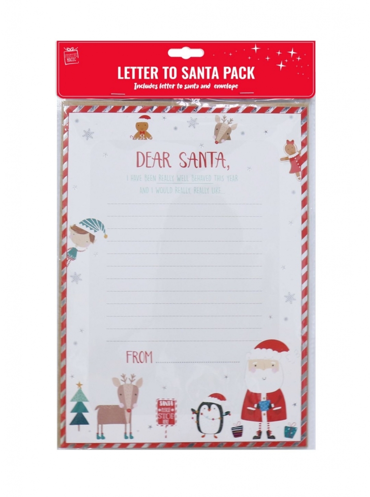 Christmas Letter To Santa Foil 2 Pack - Click Image to Close