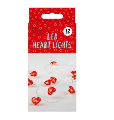 12 LED HEART MICRO LIGHTS