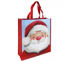 Christmas Cute Santa Small PP Woven Bag