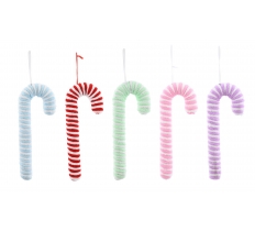 Christmas Plush Candy Cane 22cm