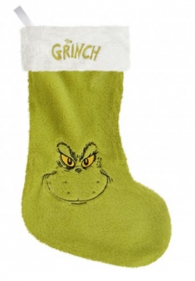 Grinch Plush Green Stocking 60cm