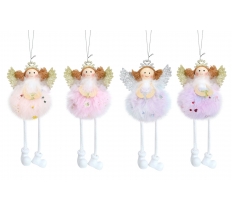 Christmas Hanging Pom Pom Angel
