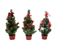 Christmas Deco Table Tree Red 30Cm