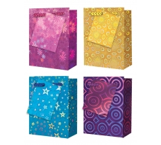 Holographic Gift Bag Small (11 X 14 X 6cm)