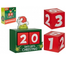 Grinch Mdf Countdown Blocks