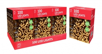 LED LIGHTS 100 VINTAGE GOLD