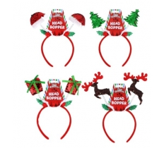 Christmas Head Boppers with Sequins (22cm x 22cm)
