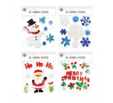 Christmas Gel Window Stickers