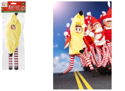 Elf Banana Outfit In Polybag With Header And Insert Card