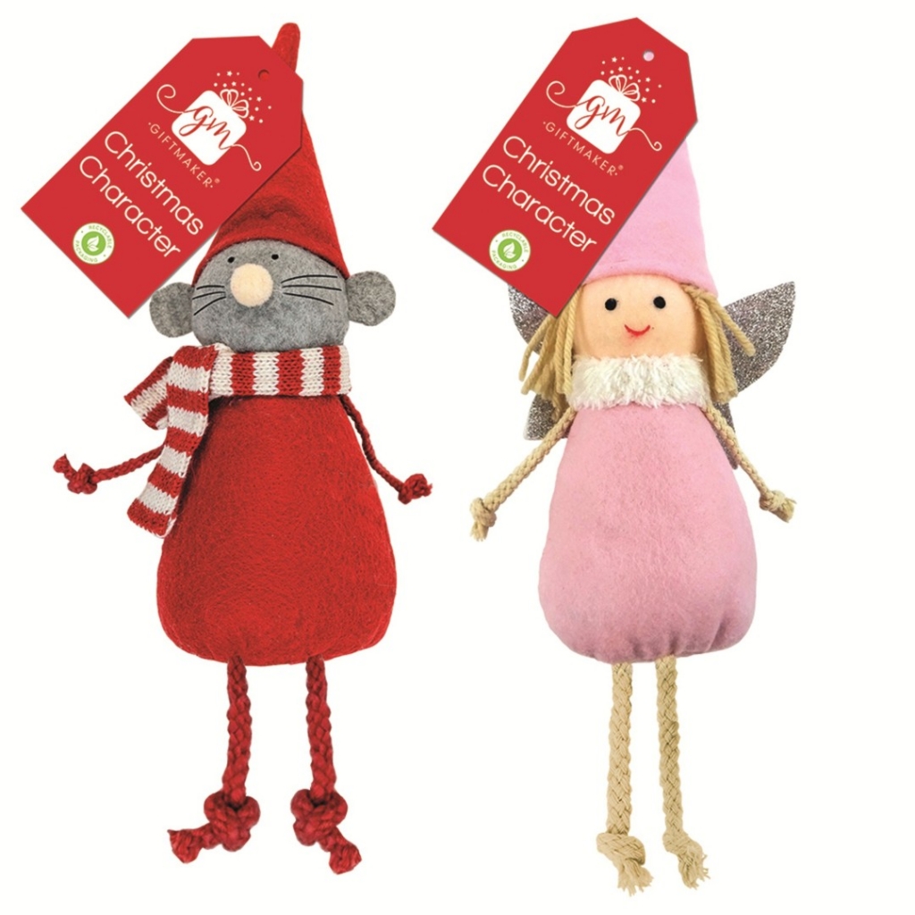 Christmas Small Mouse & Fairy Character - Click Image to Close
