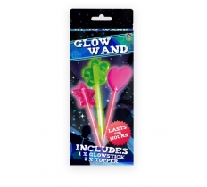 Glow in the Dark Wand 3 Assorted Designs