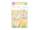 Easter Colour Your Own Wooden Sign