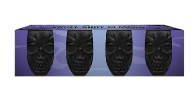 Halloween Skull Shot Glasses 4pk